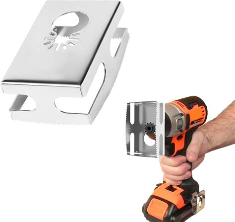 electrical box hole cutter|oscillating tool electrical box cutter.